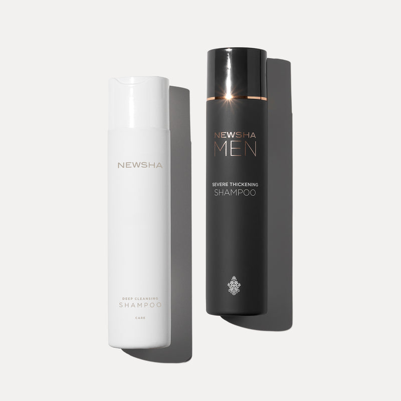 Shampoo Couple: Deep Cleansing meets Severe Thickening
